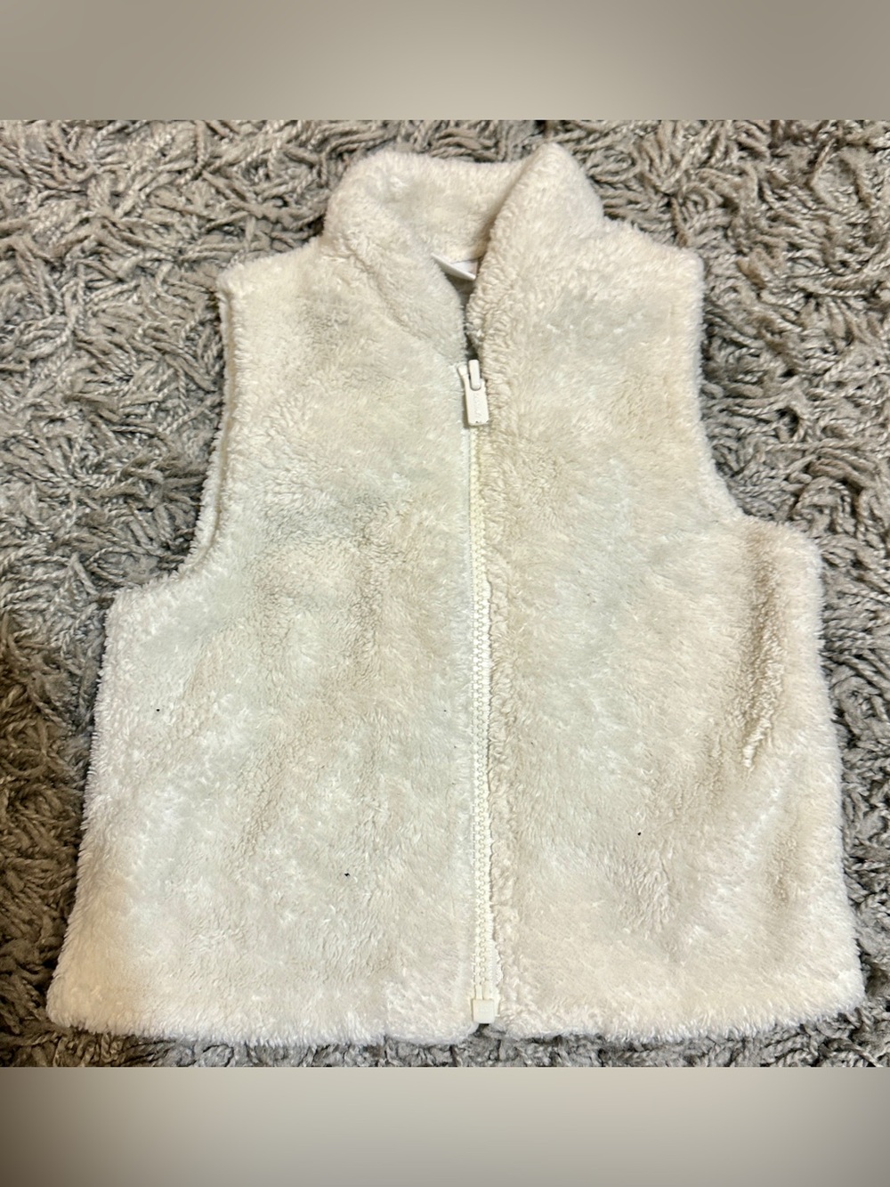 Old Navy Cream Sherpa Vest